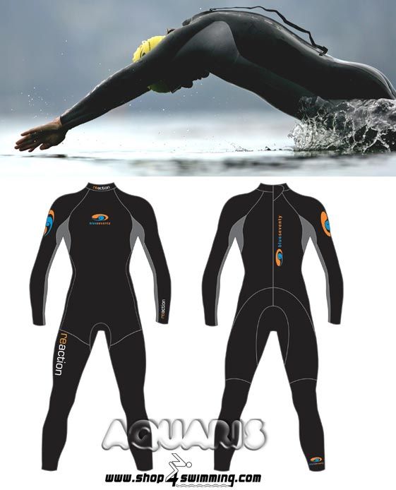 Blue Seventy Herren Reaction Fullsuit – Hydrophober Schwimmanzug Für Wettkämpfe