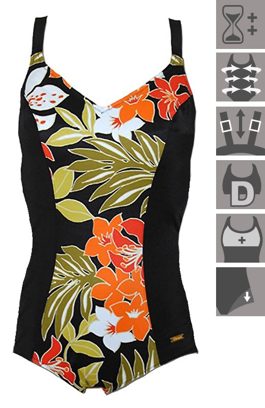 Maillot de bain moulant noir à manches longues et dos nu
