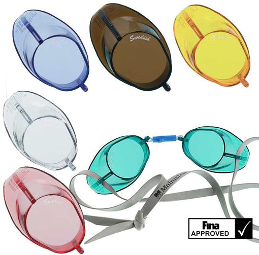 Schwimmbrille Chlorbrille Antifog Schwedenbrille Neu im Triathlonladen Wow 