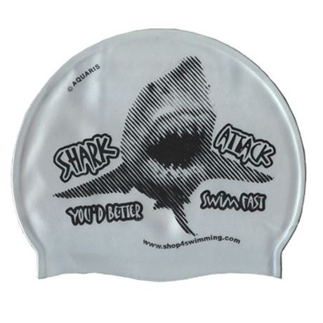 Silver silicone cap shark