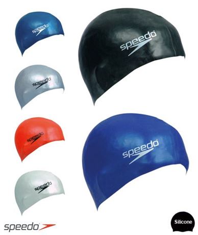 One coloured silicone cap for children 