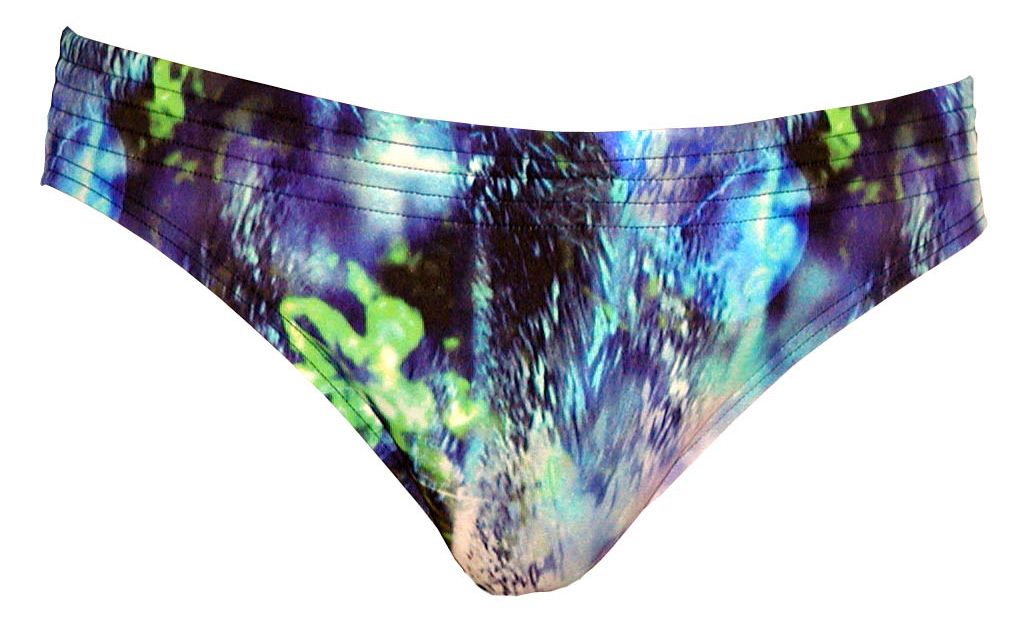 Speedo Herren Slip Mit Tropischem Frosch-Print – 5,1 Cm Kurze Badehose Mit Kordelzug