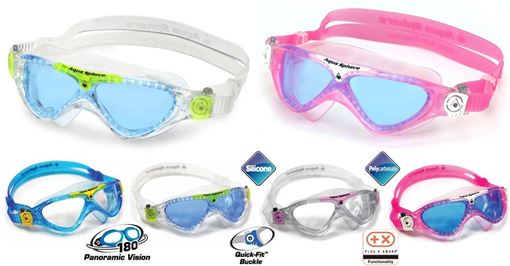 AQUA SPHERE Lunettes de natation enfant Seal Kid 2 - Bongenie Grieder