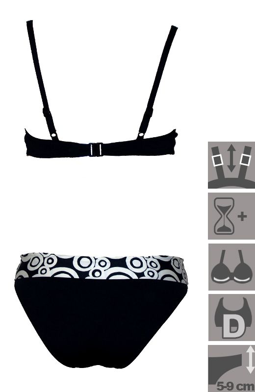 Bikini Rasurel Daphné Taille 42 Bonnet E75 (75E) - Neuf Avec étiquettes, Multicolore, Fabriqué En Allemagne