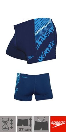 blue speedo swim shorts