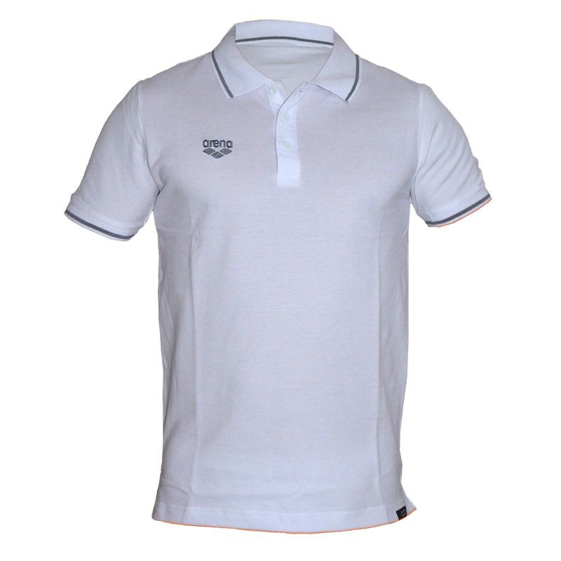 White piquet teamline polo shirt from Arena - Chas