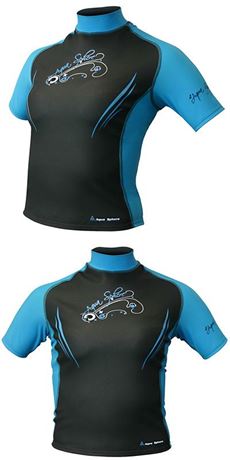 Aqua Fashion Multifunktionsshirt mit Motiv Damen aus Neopren NEU !!! 