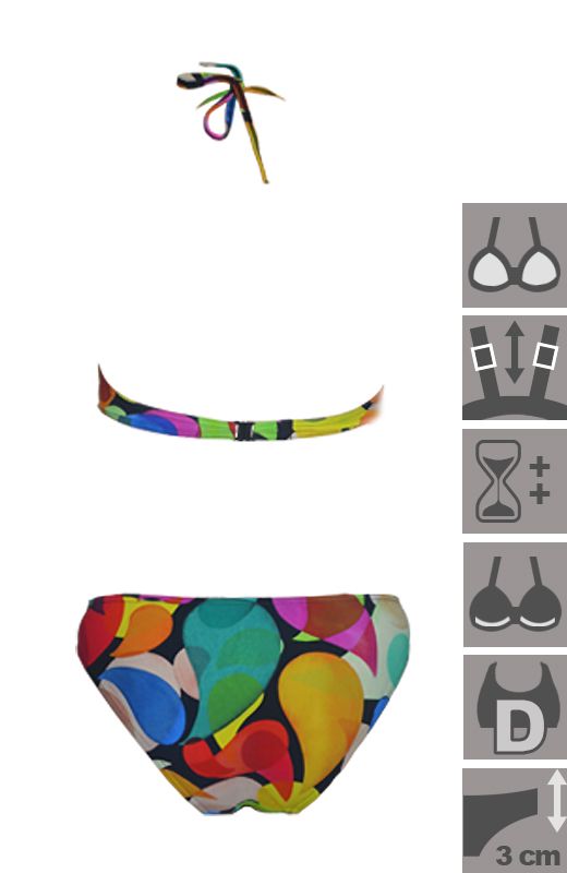 Bikini Rasurel Avec Armatures Softcups - Taille 36C - Rose Corail - Slip Cachemire - Neuf Sans étiquettes