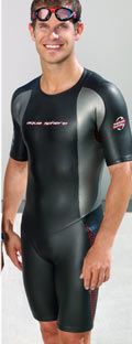 Raenseen Neopren Shirt Herren - Langarm Schwimmhemd Mit Reißverschluss UPF 50+