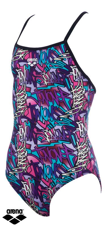 ARENA Mädchen Badeanzug Little Stars - Chlorresistent Mit UV-Schutz UPF50+