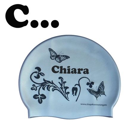 Cuffia piscina silicone con i primi nomi femminili
