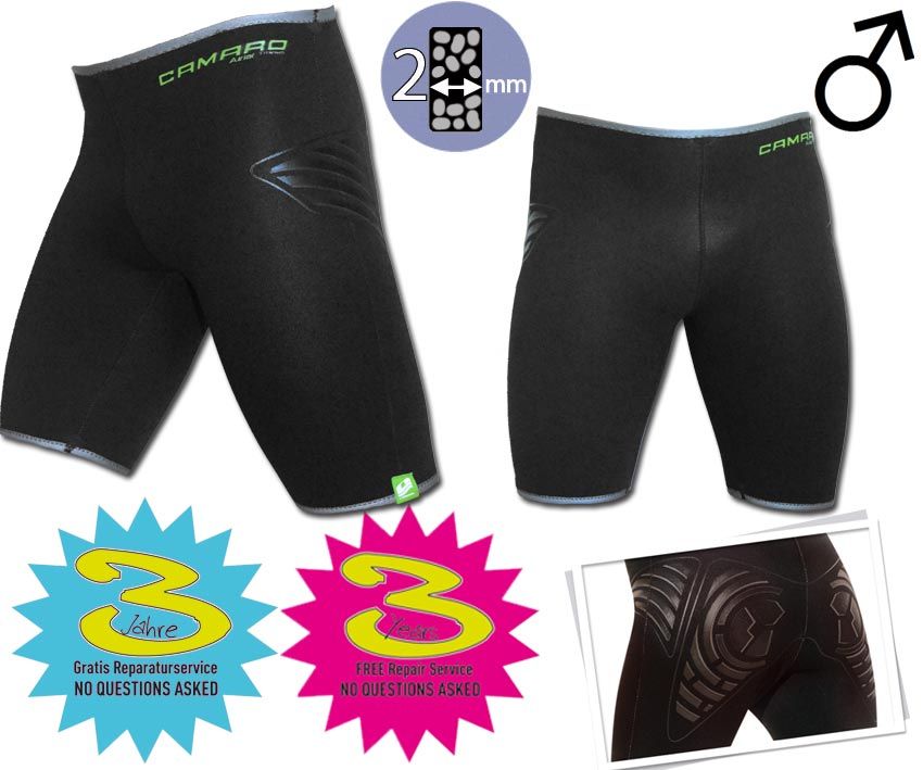 Neopren Bermuda Short Arial für Herren