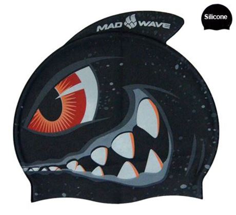 Kamor Blue Shark Swim Cap 