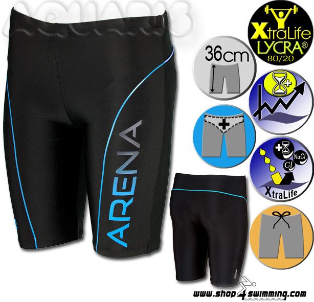 Boxer Long Homme Maillot De Bain Homme Arena Solid Team - Séchage