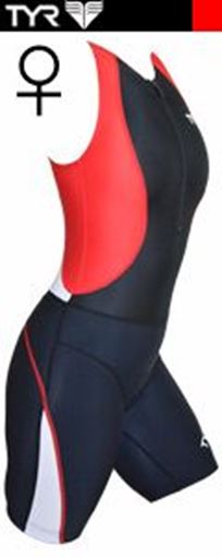 3TED TYR Female TriSuit BK-RD