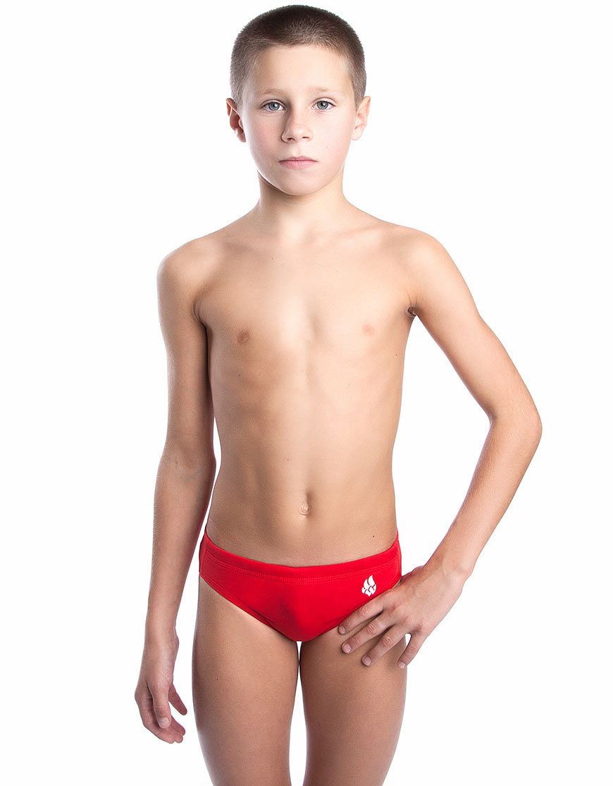 Red brief for boys Mad Wave Cult