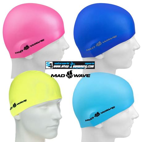 blue swim cap