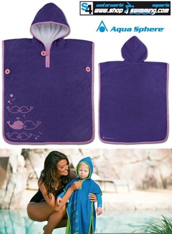ZRHB Baby Poncho Towel Purple