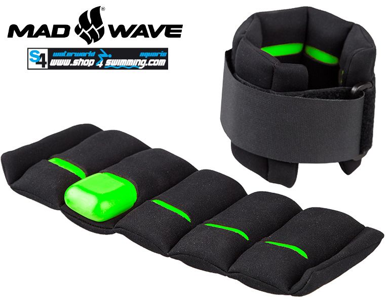 Ankle or wrist aquaweights with velcro