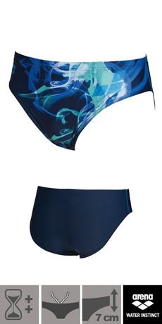brief swim in water