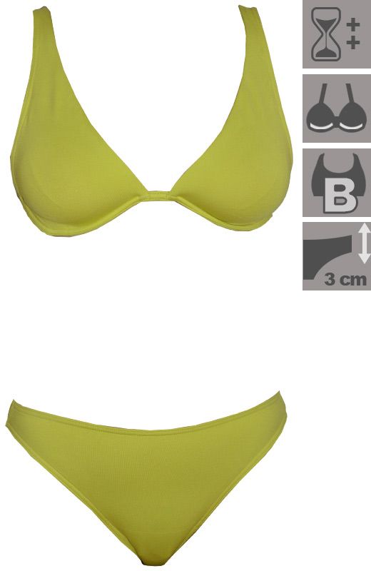 Ensemble Bikini 2 Pièces Rasurel Nausicaa - Rouge - Taille 4 (95AB/INT75AB)