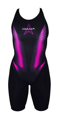 Damen Schwimmanzug mit Bein By Diana