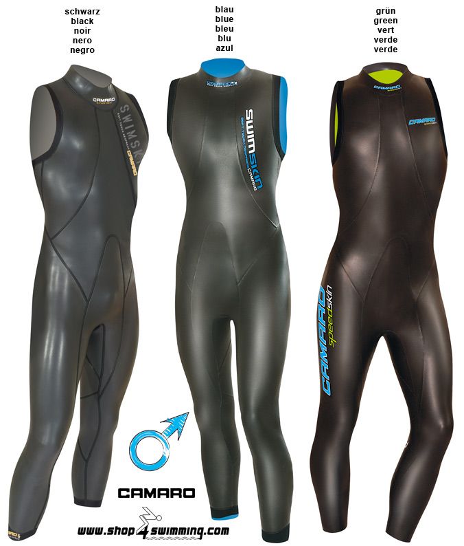 Wetsuit Swim Skin 7/8 Men from Camaro (Neoprene Long John)