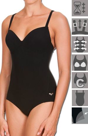 arena Damen Bodylift Badeanzug Ada C-Cup Maillot de Bain Femme