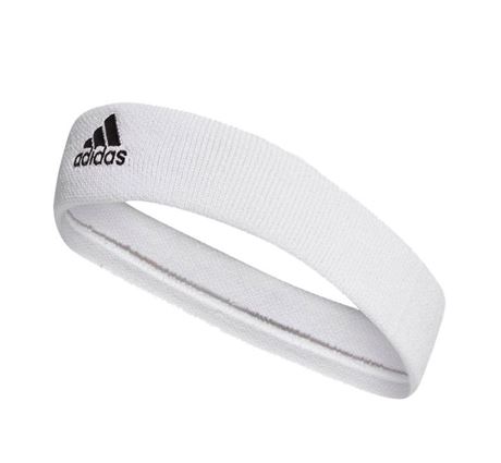 Lustre Periódico motivo Sweat band head Adidas - white