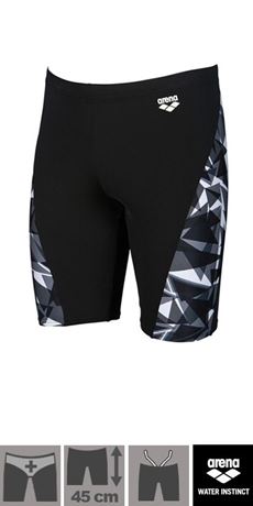 Maillot de bain jammer L121 pour hommes Arena Shattered Glass Maxlife