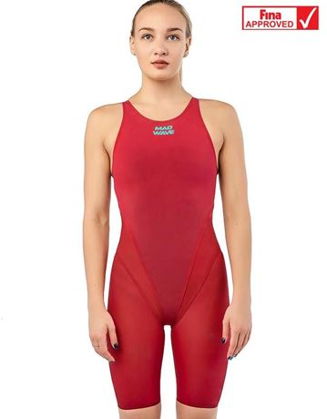 Ilegible Encommium Escarpa Bañador competición mujer Bodyshell Open Back Kneesuit