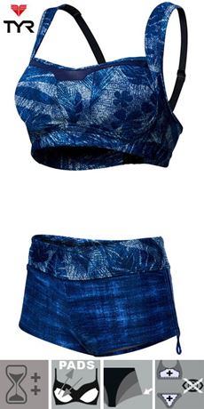 TYR Sport Bikini for women Maui Boyshort Bikini