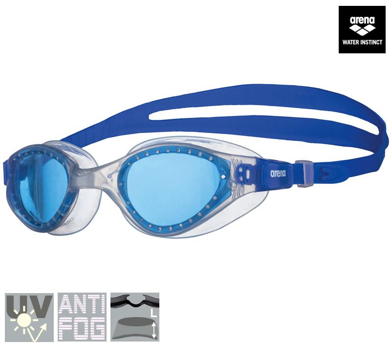 Arena Schwimmbrille Bubble 3 Jr Unisex - Weiche Silikondichtung, Verstellbare Nasenbrücke, UV-Schutz
