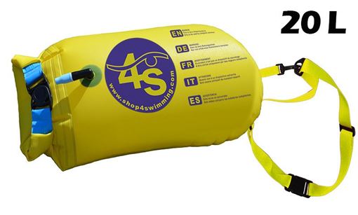 18L Aufblasbare wasserdichte Packsäcke für Open Water Swimmers Schwimmboje 