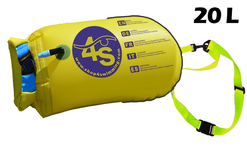 Pack De 2 Boyas De Natación Inflables De 20L - Para Aguas Abiertas, Triatlón Y Seguridad En El Agua