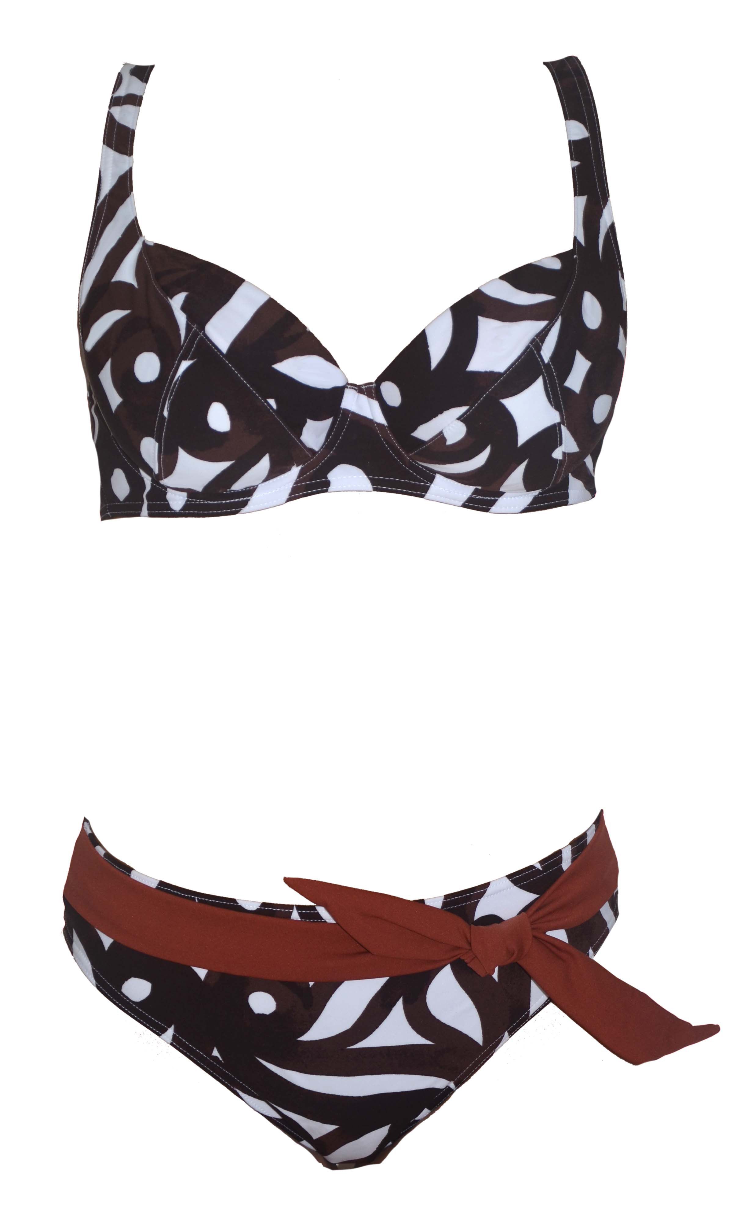 Rasurel bikini with underwire bra, Cup D