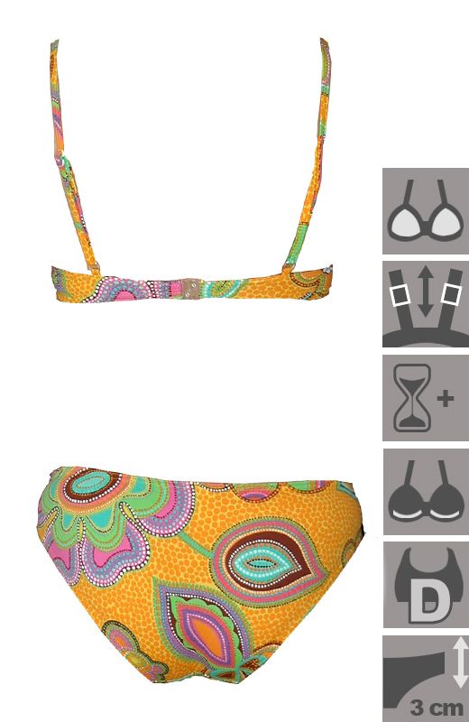 Haut De Maillot De Bain RASUREL Push-Up Watanabe - Taille 4, Bonnet D - Neuf Avec étiquettes