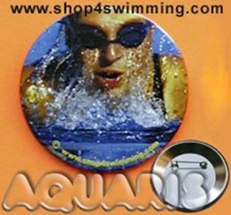 Ansteckbutton Brust. , Durchmesser 5,7 cm.