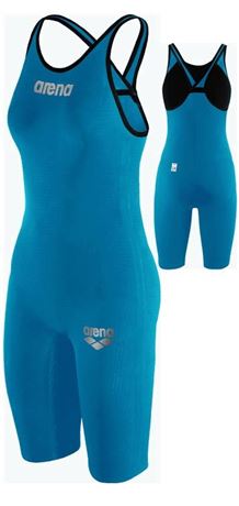 Arena Carbon Pro Mark 2 Women Full Body Short Leg closed Back Powerskin Racing swimsuit By Arena