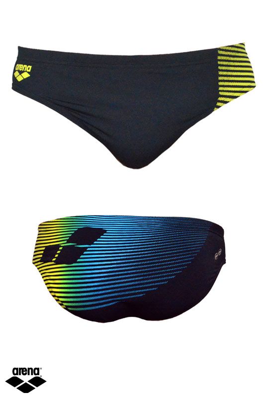 Arena Boys' Spider Jr Swim Brief - 2.75-Inch Competitive Training Swimwear With Drawstring