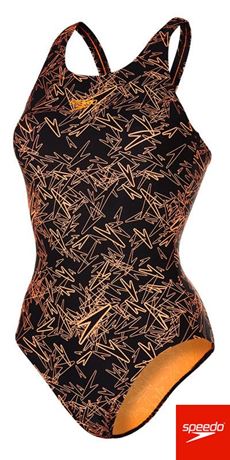 Swimsuit women chlorine resistant Speedo Boom Allover Muscleback Endurance10 By Speedo