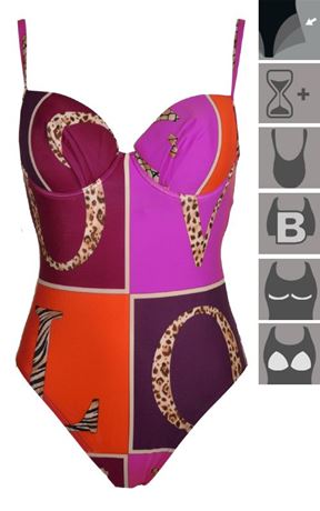 MD1T Badeanzug Pelage B-Cup