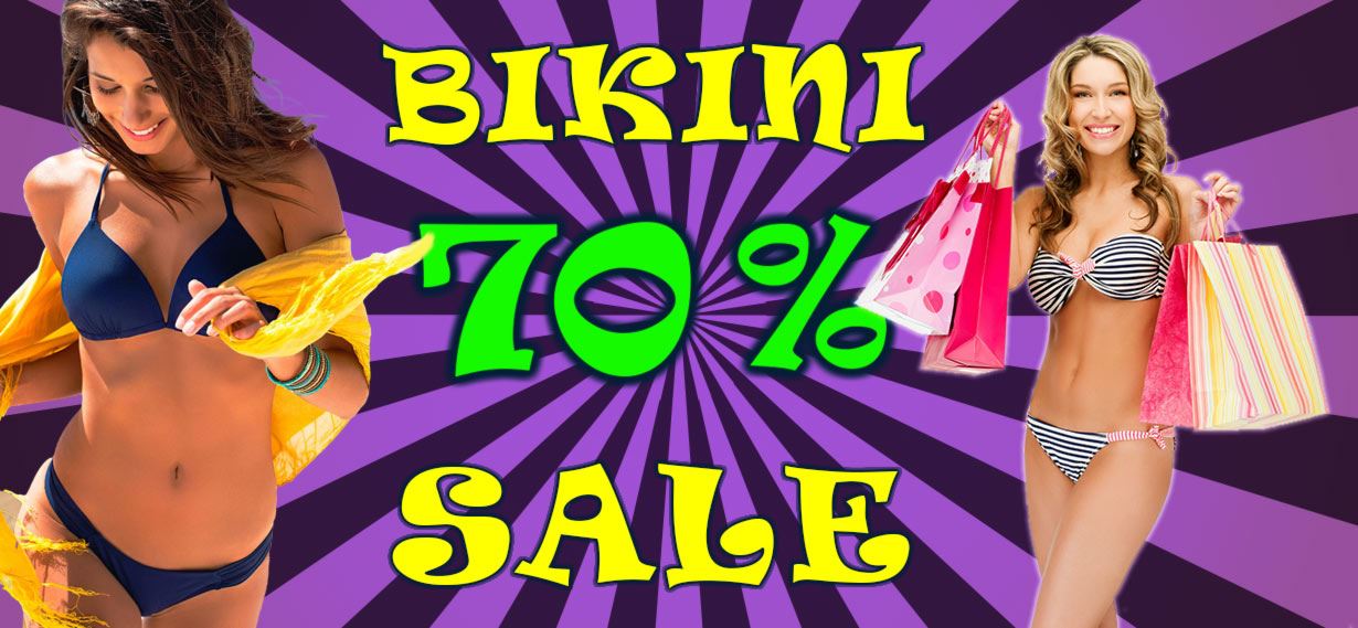 Grande vendita di bikini